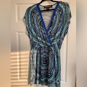 Desigual faux wrap mini. Size XL but fits smaller, more like a medium or large.